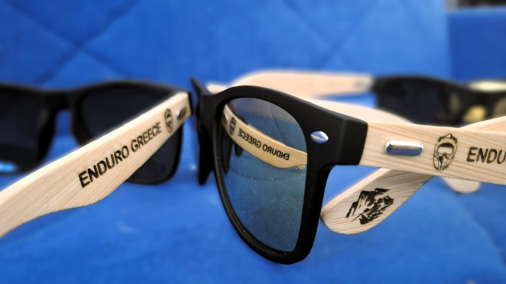 Enduro Greece Wooden Sunglasses