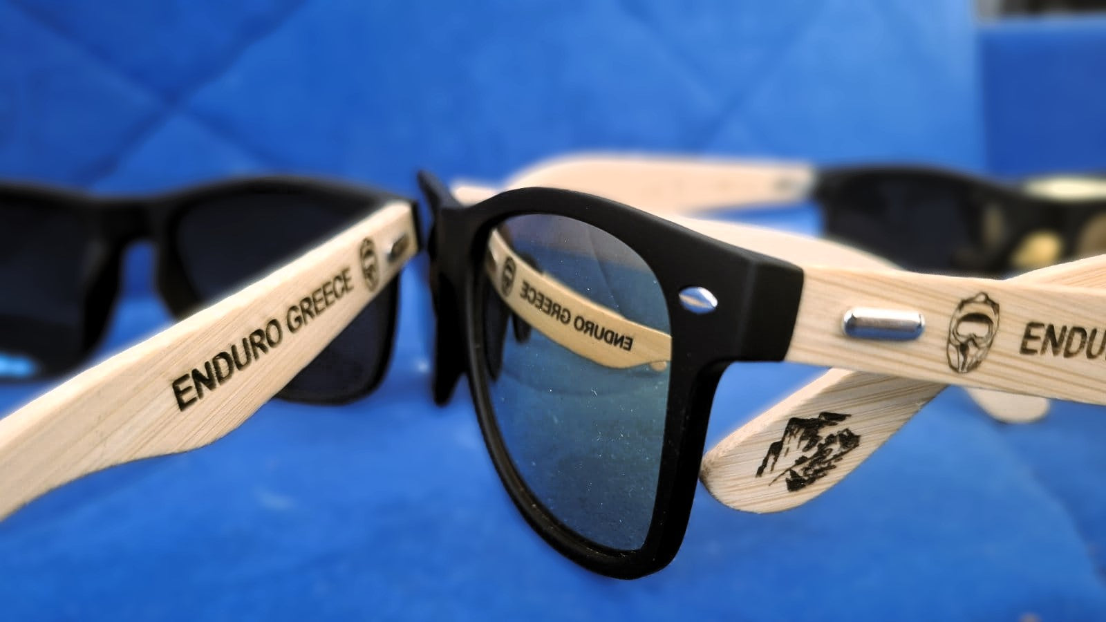 Enduro Greece Wooden Sunglasses