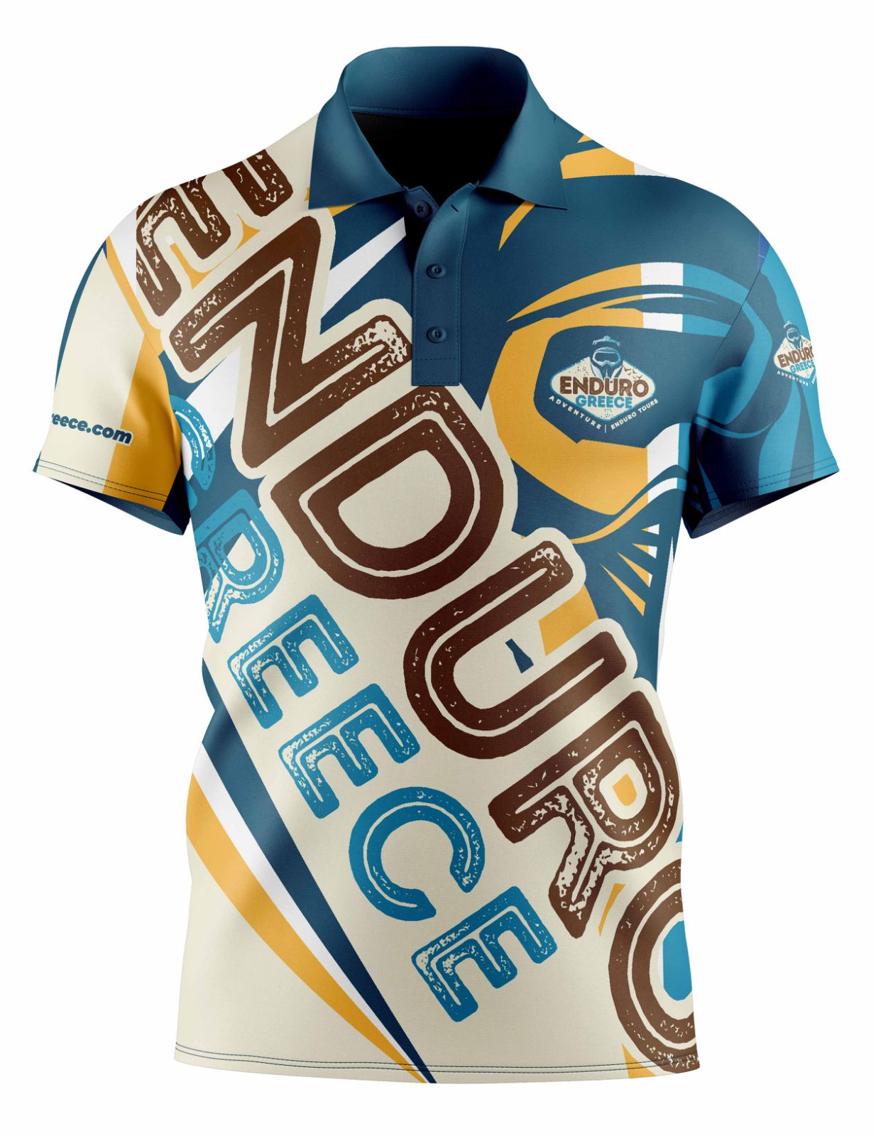 Enduro Greece Polo T-shirt